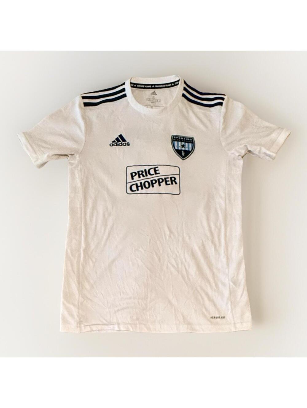 ADIDAS Sporting Blue Valley Climacool Price Chopper Soccer Jersey Men’s‎ Size Sm